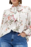 City Chic Arianna Button-up Shirt In Multi