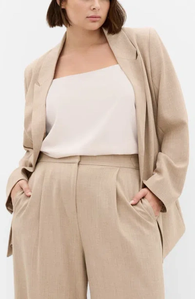 City Chic Blakely Blazer In Neutral