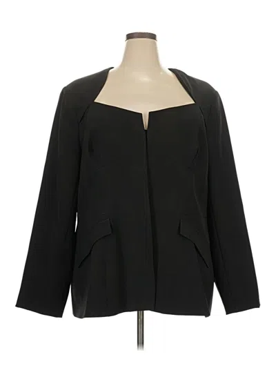 Pre-owned City Chic Blazer Jacket In Black