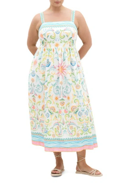 City Chic Calissa Maxi Dress In Multi