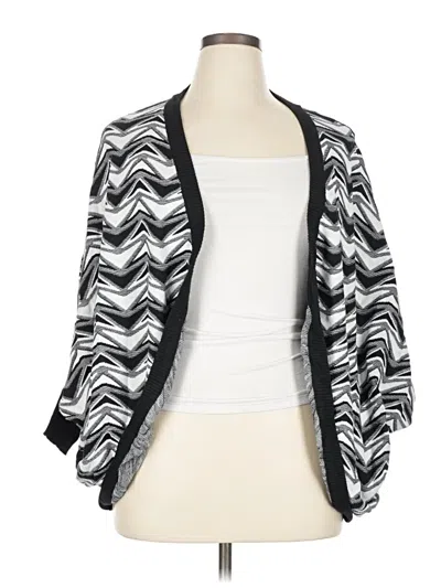 Pre-owned City Chic Cardigan Sweater In Black
