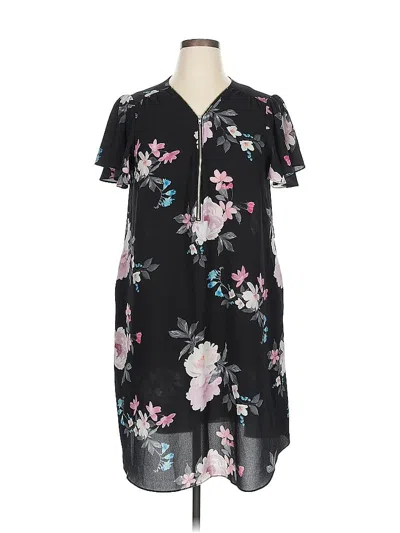 Pre-owned City Chic Casual Dress In Black