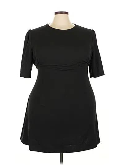 Pre-owned City Chic Casual Dress In Black