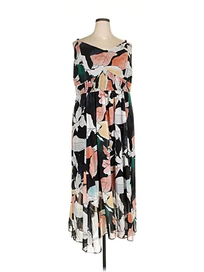 Pre-owned City Chic Casual Dress In Black