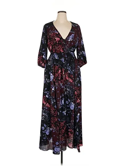 Pre-owned City Chic Casual Dress In Black