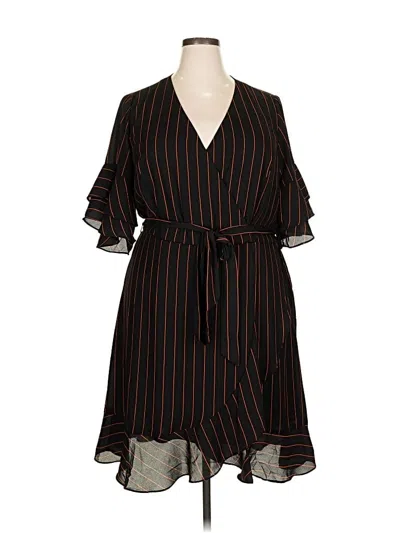 Pre-owned City Chic Casual Dress In Black