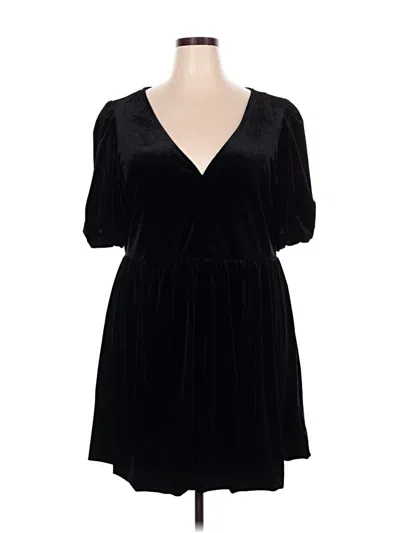 Pre-owned City Chic Casual Dress In Black