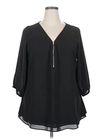 Pre-owned City Chic Casual Dress In Black