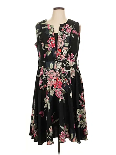 Pre-owned City Chic Casual Dress In Black