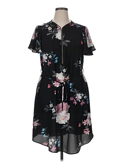 Pre-owned City Chic Casual Dress In Black