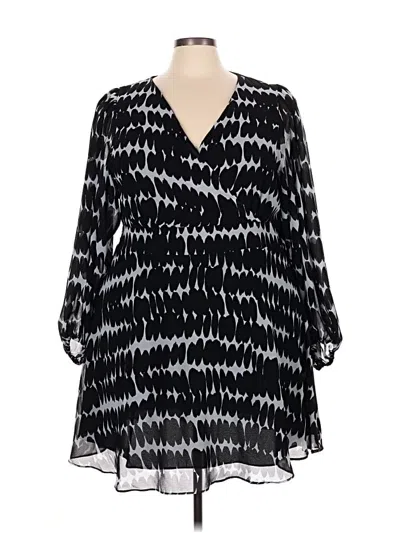 Pre-owned City Chic Casual Dress In Black