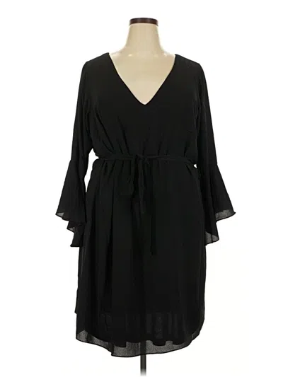 Pre-owned City Chic Casual Dress In Black