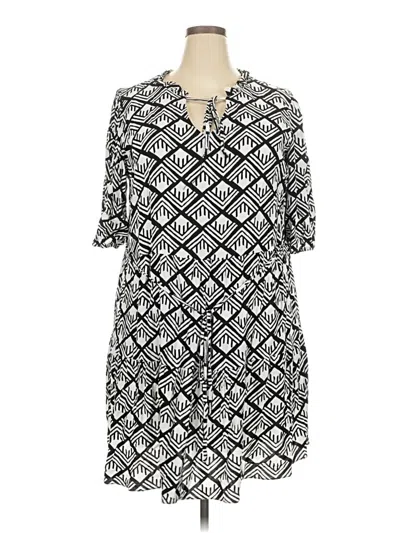 Pre-owned City Chic Casual Dress In Black