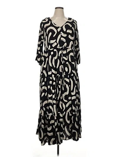 Pre-owned City Chic Casual Dress In Black