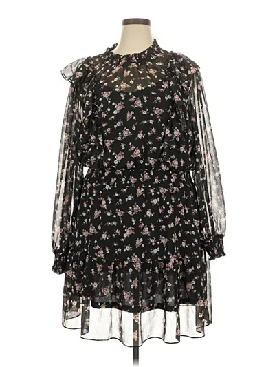 Pre-owned City Chic Casual Dress In Black
