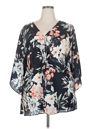 Pre-owned City Chic Casual Dress In Black
