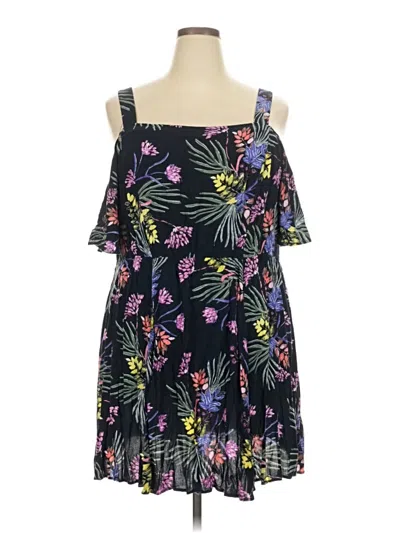 Pre-owned City Chic Casual Dress In Black