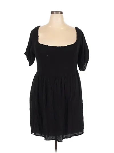 Pre-owned City Chic Casual Dress In Black