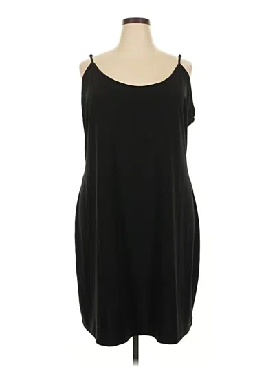 Pre-owned City Chic Casual Dress In Black