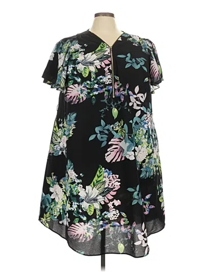 Pre-owned City Chic Casual Dress In Black