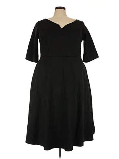 Pre-owned City Chic Casual Dress In Black