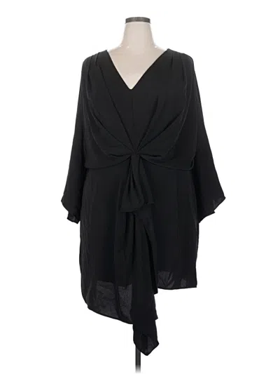 Pre-owned City Chic Casual Dress In Black