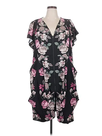 Pre-owned City Chic Casual Dress In Black