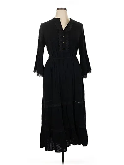 Pre-owned City Chic Casual Dress In Black