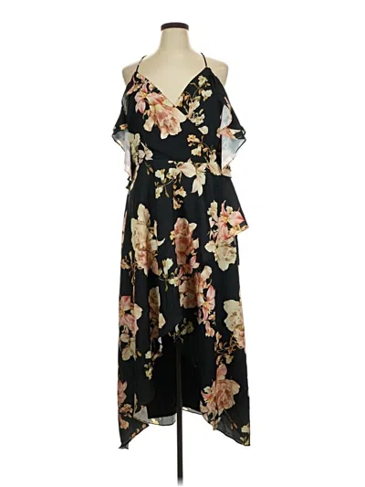 Pre-owned City Chic Casual Dress In Black