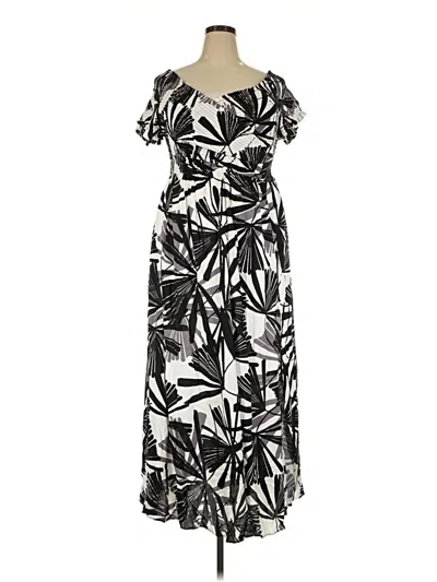 Pre-owned City Chic Casual Dress In Black