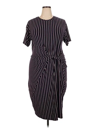 Pre-owned City Chic Casual Dress In Black