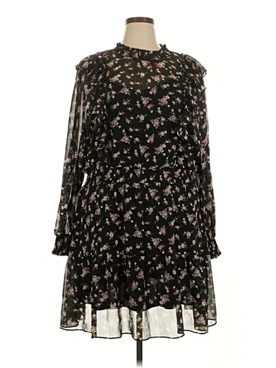 Pre-owned City Chic Casual Dress In Black