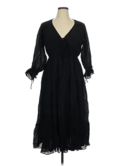 Pre-owned City Chic Casual Dress In Black