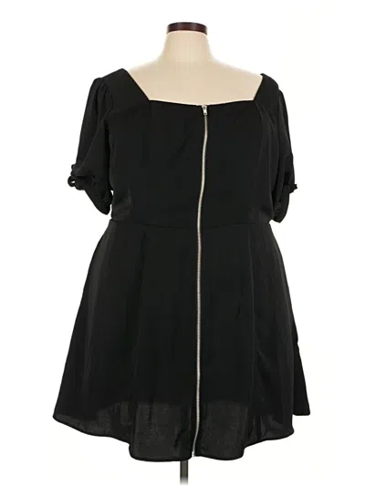Pre-owned City Chic Casual Dress In Black