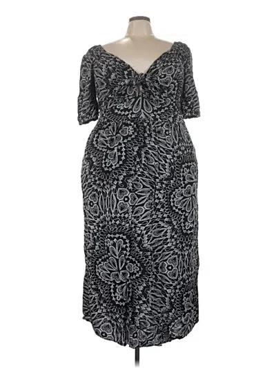 Pre-owned City Chic Casual Dress In Black