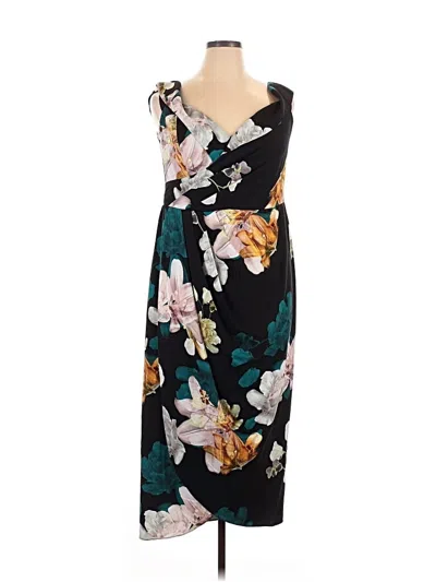 Pre-owned City Chic Casual Dress In Black