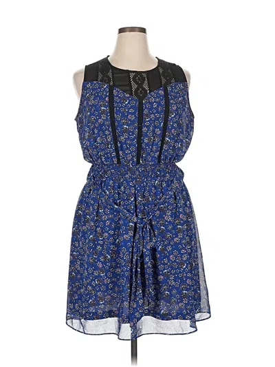 Pre-owned City Chic Casual Dress In Blue