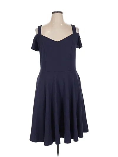 City Chic Casual Dress In Blue