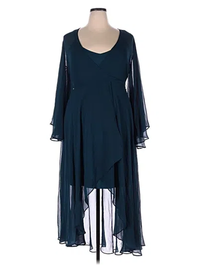 Pre-owned City Chic Casual Dress In Blue