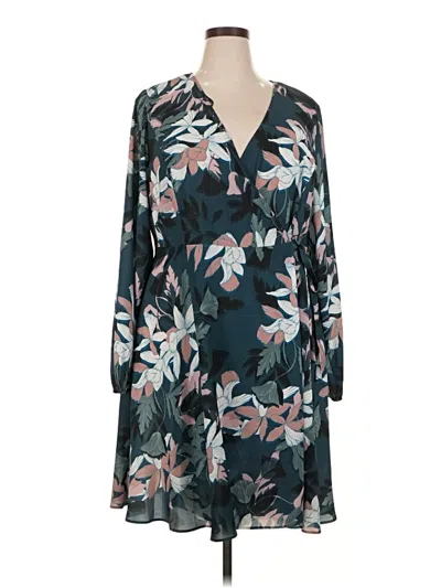 Pre-owned City Chic Casual Dress In Blue