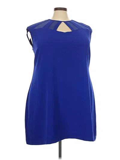 Pre-owned City Chic Casual Dress In Blue