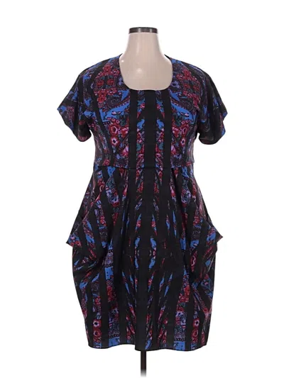 Pre-owned City Chic Casual Dress In Blue