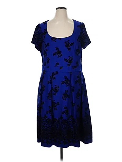 Pre-owned City Chic Casual Dress In Blue