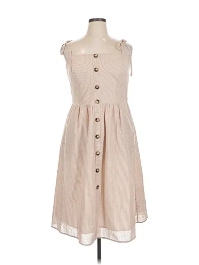 Pre-owned City Chic Casual Dress In Brown