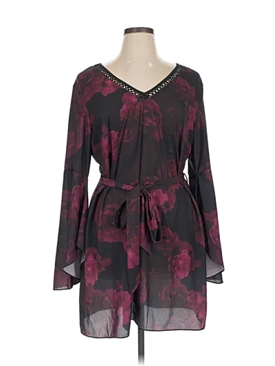 Pre-owned City Chic Casual Dress In Gray