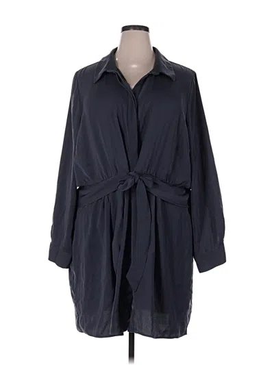 Pre-owned City Chic Casual Dress In Gray