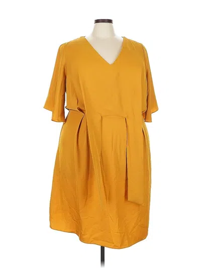 Pre-owned City Chic Casual Dress In Orange