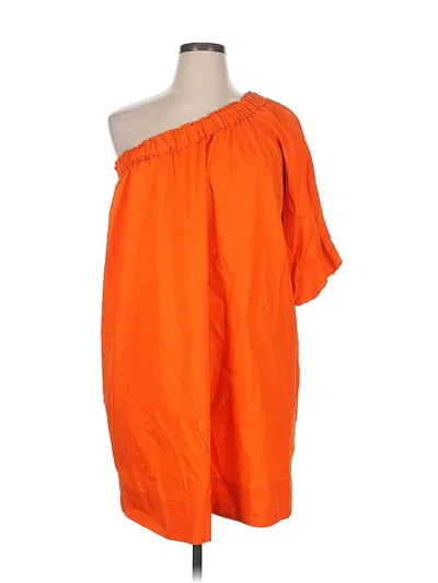 Pre-owned City Chic Casual Dress In Orange
