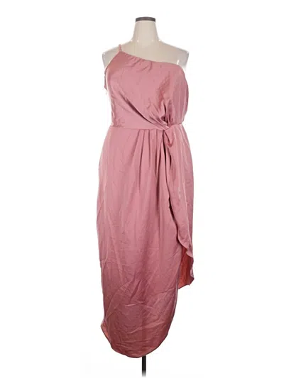 Pre-owned City Chic Casual Dress In Pink