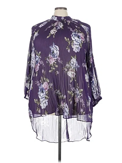 Pre-owned City Chic Casual Dress In Purple